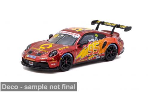 Coche miniatura Porsche 992 GT3 911  Carrera Cup Australia 2025 #95 B.Boulton 1/64 Tarmac Works