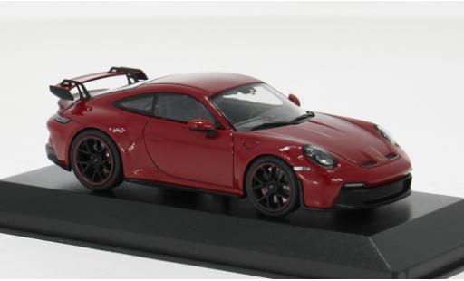Coche miniatura Porsche 992 GT3 911  rot 2020 1/43 Minichamps