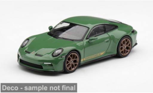 Coche miniatura Porsche 992 GT3 R 911  S gr&Atilde;&frac14;n 2022 1/64 Mini GT