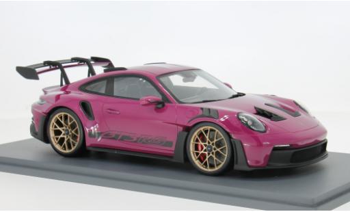 Coche miniatura Porsche 911 GT3 R S rojo 2022 1/18 Schuco