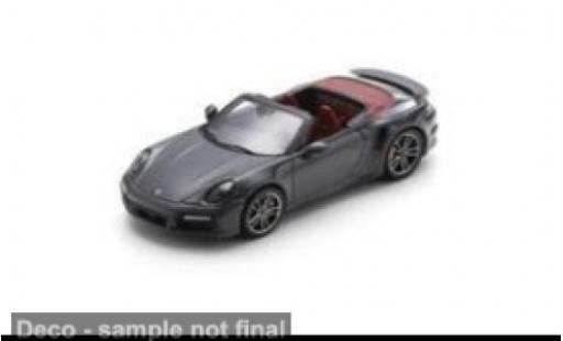 Porsche 992 Turbo s 1/43 Spark 911  Turbo S Cabriolet anthrazit 1:43 coche miniatura