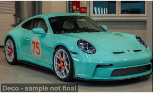 Coche miniatura Porsche 911 Base turquesa 2025 1/18 GT Spirit