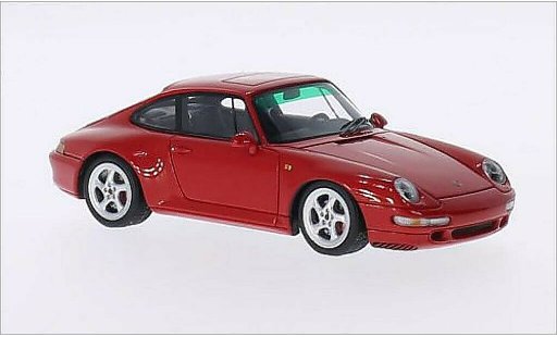 Porsche 911 4S 1/43 Spark Carrera rojo coche miniatura