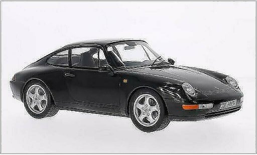 Porsche 911 Carrera 1/18 Norev metalico negro 1 coche miniatura