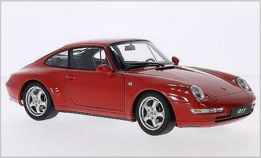 Porsche 911 Carrera 1/18 Autoart rojo 1995 coche miniatura