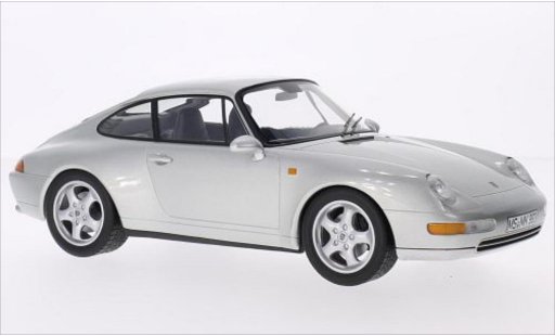 Porsche 911 Carrera 1/18 Norev gris 1 coche miniatura