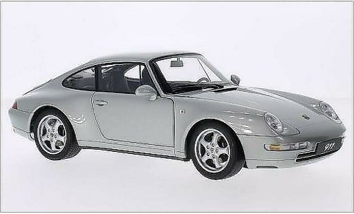 Porsche 911 Carrera 1/18 Autoart gris 1995 coche miniatura