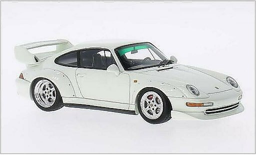 Porsche 911 Base 1/43 Spark GT blanco 1995 coche miniatura