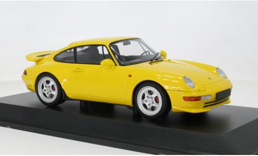 Coche miniatura Porsche 993 911  RS gelb 1994 1/18 Minichamps
