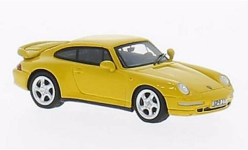 Porsche 911 Turbo 1/87 Minichamps amarillo 1995 coche miniatura
