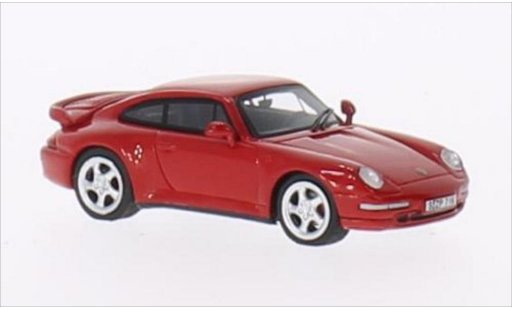Porsche 911 Turbo 1/87 Minichamps rojo 1995 coche miniatura