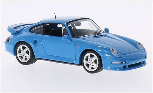Porsche 911 Turbo S 1/43 Minichamps 3.6 azul 1998 coche miniatura