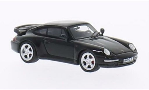 Porsche 911 Turbo S 1/87 Minichamps negro 1995 coche miniatura