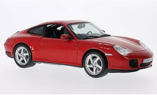 Porsche 911 4S 1/18 Maisto Carrera rojo coche miniatura
