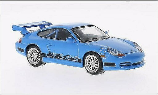 Porsche 911 GT3 1/43 Greenlight Carrera azul/Dekor 2001 coche miniatura