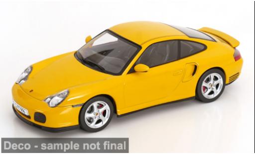 Porsche 996 Turbo 1/18 KK Scale 911  gelb 2000 1:18 coche miniatura