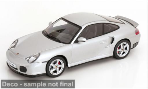 Porsche 996 Turbo 1/18 KK Scale 911  silber 2000 1:18 coche miniatura