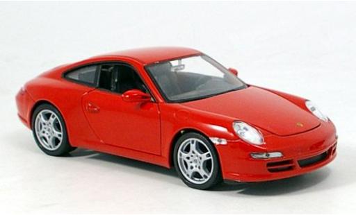Coche miniatura Porsche 997 1/24 Welly 911  Car rojo 1:24 Porsche 997 1/24 Welly 911  Car rojo 1:24 coche miniatura