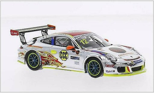 Porsche 911 GT3 CUP 1/43 Spark No.12 Clearwater Racing Carrera Asia 2015 coche miniatura