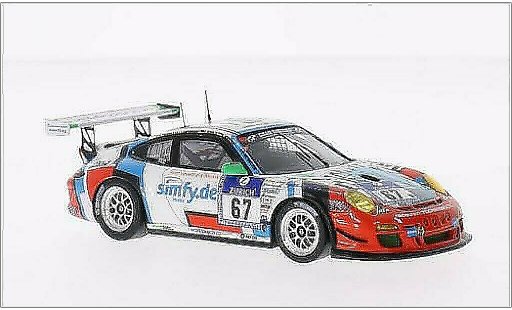 Porsche 911 GT3 CUP 1/43 Spark No.67 Teichmann Racing Raceunion 24h Nurburgring 2014 /S.van coche miniatura