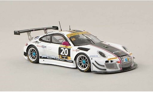 Porsche 911 GT3 1/43 Spark R No.20 Stadler Motorsport 24h Dubai 2014 /C.Engelhart coche miniatura