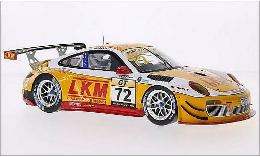 Porsche 911 GT3 1/18 Spark R No.72 LKM GT Asia Macau GT Cup 2014 coche miniatura