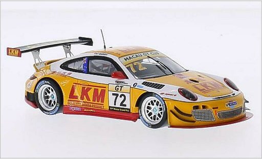 Porsche 911 GT3 1/43 Spark R No.72 LKM GT Cup GP Macau 2014 coche miniatura