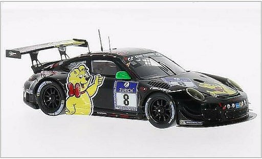 Porsche 911 GT3 1/43 Spark R No.8 Haribo Racing Team Haribo 24h Nurburgring 2014 /H.G coche miniatura