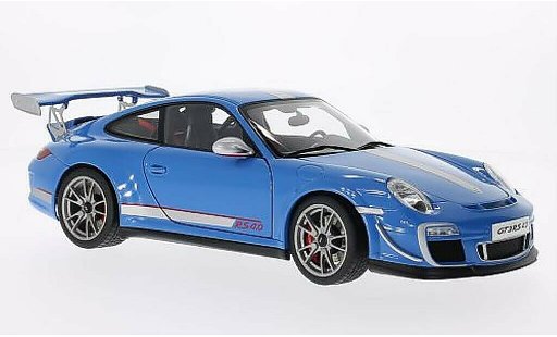 Porsche 911 GT3 1/18 Autoart 4.0 azul/gris 2011 coche miniatura