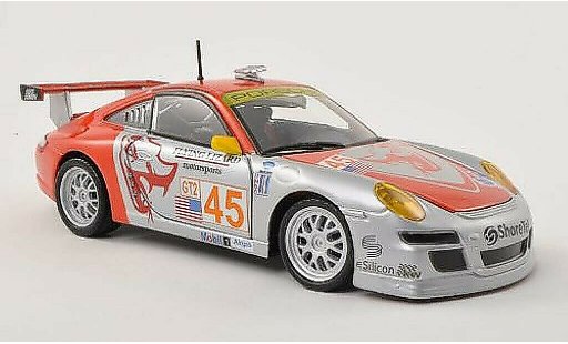 Porsche 911 GT3 1/24 Burago R No.45 Flying Lizard Motorsports ALMS coche miniatura