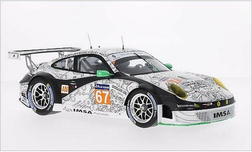 Porsche 911 GT3 1/18 Spark R No.67 IMSA Performance Matmut 24h Le Mans 2014 /J.M coche miniatura