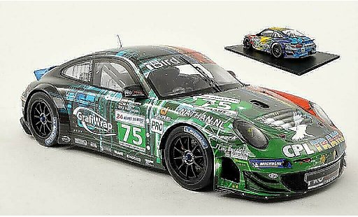 Porsche 911 GT3 1/18 Spark R No.75 ProSpeed 24h Le Mans 2011 /J.van coche miniatura