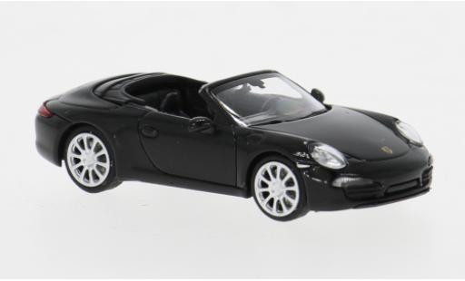 Porsche 991 1/87 Minichamps 911 Cabriolet schwarz 2012 1:87 coche miniatura