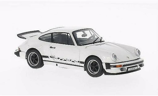Porsche 911 Carrera 1/43 Kyosho 2.7 blanco con negroer Dekoration 1975 coche miniatura