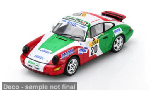 Porsche 964 1/43 Spark 911 Carrera 2 RS Dekor 24h Spa Francorchamps 1992 #20 A.Bovensiepen/F. Kreutzpointner 1:43 coche miniatura