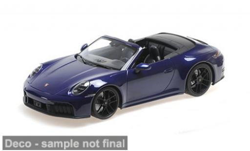Coche miniatura Porsche 911 Carrera blau 2025 1/18 Minichamps
