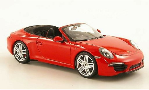 Porsche 911 Carrera 1/43 Minichamps Descapotable rojo 2011 coche miniatura