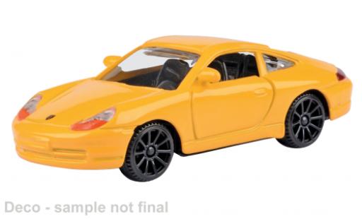 Porsche 911 1/43 Motormax Carrera gelb 1:43 coche miniatura