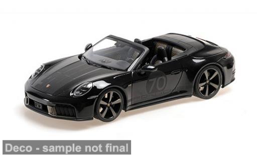Coche miniatura Porsche 911 Carrera GTS Cabriolet schwarz 2025 1/18 Minichamps