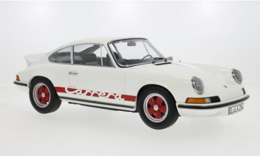 Porsche 911 1/12 Norev Carrera RS 2.7 weiss/rojo 1973 1:12 coche miniatura