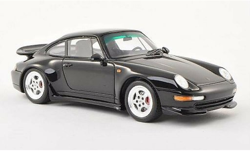 Porsche 911 S 1/43 Spark Carrera negro 1995 coche miniatura