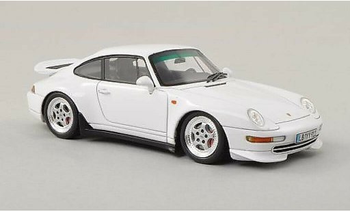 Porsche 911 Carrera 1/43 Spark Coupe blanco 1995 coche miniatura