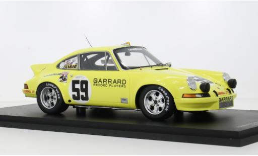 Porsche 911 1/18 Spark Carrera RSR 12h Sebring 1973 #59 1:18 coche miniatura
