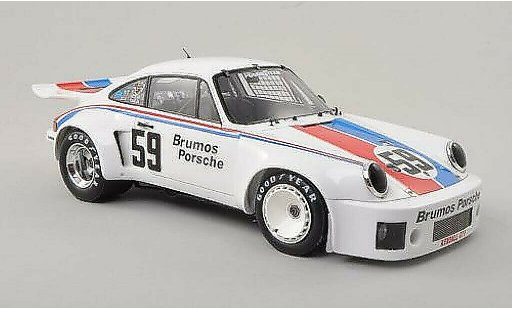 Porsche 911 Carrera 1/18 Spark R No.59 Brumos 24h Daytona 1975 /H.Haywood coche miniatura