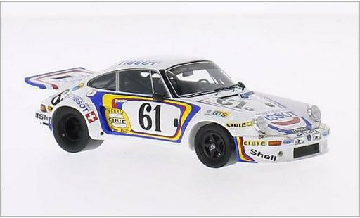 Porsche 911 Carrera 1/43 Spark R No.61 Ecurie Cibie Tissot 24h Le Mans 1974 coche miniatura