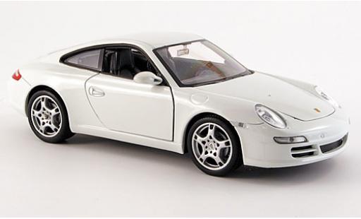 Coche miniatura Porsche 911 1/24 Welly Carrera S weiss 1:24 Porsche 911 1/24 Welly Carrera S weiss 1:24 coche miniatura