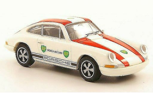 Porsche 911 Base 1/87 Brekina Coupe BP World Record coche miniatura