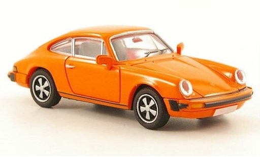 Porsche 911 Base 1/87 Brekina Coupe (G-Reihe) naranja coche miniatura
