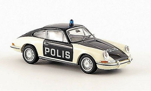 Porsche 911 Base 1/87 Brekina Coupe Polis Polic&iacute;a coche miniatura