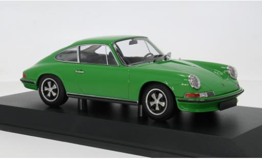 Coche miniatura Porsche 911 Base verde 1972 1/18 Minichamps